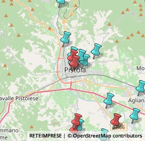 Mappa Via Vitoni Ventura, 51100 Pistoia PT, Italia (4.62389)