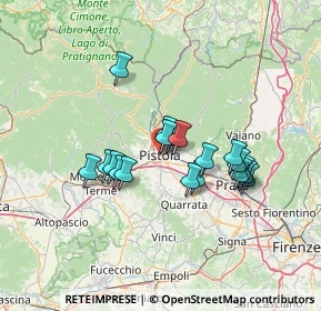 Mappa Via Palestro, 51100 Pistoia PT, Italia (11.15632)