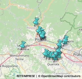 Mappa Via Palestro, 51100 Pistoia PT, Italia (6.44222)