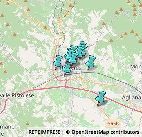 Mappa Via Palestro, 51100 Pistoia PT, Italia (1.80167)