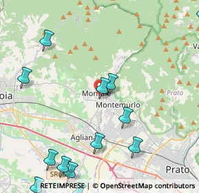 Mappa Via Giacomo Puccini, 51037 Montale PT, Italia (5.89385)