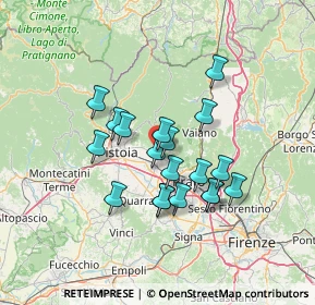 Mappa Via Giacomo Puccini, 51037 Montale PT, Italia (11.35947)