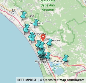 Mappa Via Paesetto, 55041 Camaiore LU, Italia (6.33211)