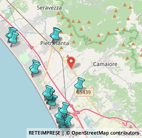 Mappa Via Paesetto, 55041 Camaiore LU, Italia (5.64053)