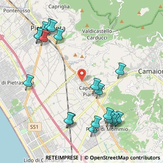 Mappa Via Paesetto, 55041 Camaiore LU, Italia (2.6995)