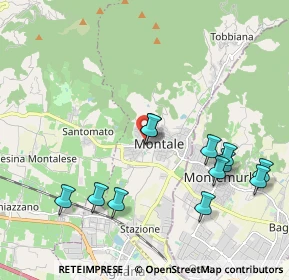 Mappa Via Ugo Foscolo, 51037 Montale PT, Italia (2.22583)