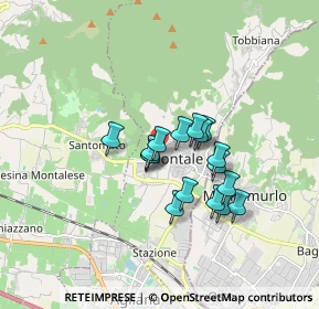 Mappa Via Ugo Foscolo, 51037 Montale PT, Italia (1.26)