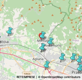 Mappa Via Ugo Foscolo, 51037 Montale PT, Italia (5.73)