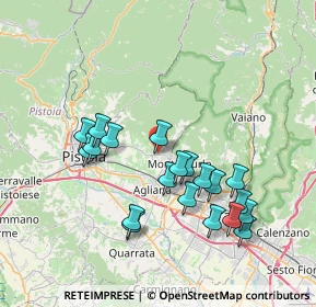 Mappa Via Ugo Foscolo, 51037 Montale PT, Italia (7.466)