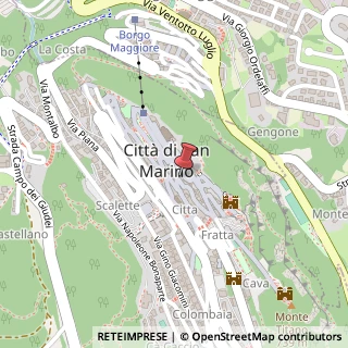 Mappa Contrada Santa Croce, 1, 47890 Città di San Marino, San Marino, 47890 Verucchio, Rimini (Emilia Romagna)