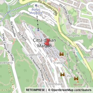 Mappa Contrada del Collegio, 7, 47890 Città di San Marino, San Marino, 47890 Verucchio, Rimini (Emilia Romagna)