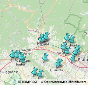 Mappa Via del Maglio, 51100 Pistoia PT, Italia (8.958)