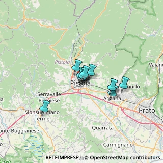 Mappa Via del Maglio, 51100 Pistoia PT, Italia (3.99917)