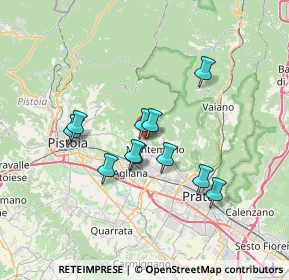 Mappa Via G. Pascoli, 51037 Montale PT, Italia (5.76636)