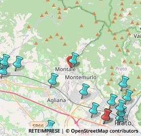 Mappa Via I Maggio, 51037 Montale PT, Italia (6.8725)