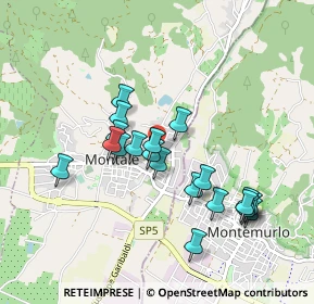 Mappa Via G. Pascoli, 51037 Montale PT, Italia (0.8585)