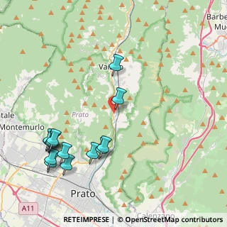 Mappa Via Steriola, 59021 Vaiano PO, Italia (4.995)