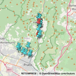 Mappa Via Steriola, 59021 Vaiano PO, Italia (3.379)