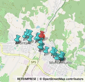 Mappa Via C. Cavour, 51037 Montale PT, Italia (0.8215)