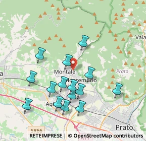 Mappa Via C. Cavour, 51037 Montale PT, Italia (3.87267)