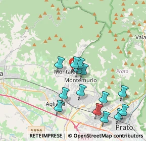 Mappa Via C. Cavour, 51037 Montale PT, Italia (4.01571)
