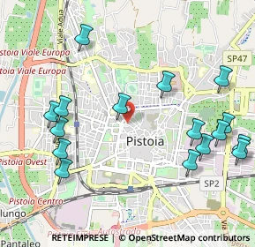 Mappa Via Sant'Andrea, 51100 Pistoia PT, Italia (1.25125)