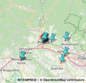 Mappa Via Sant'Andrea, 51100 Pistoia PT, Italia (4.35692)
