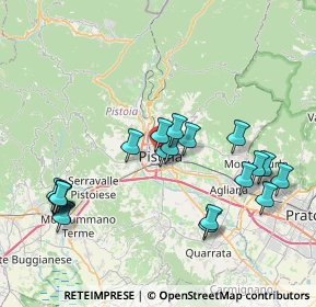 Mappa Via Sant'Andrea, 51100 Pistoia PT, Italia (8.3115)