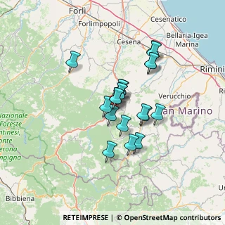 Mappa SS3bis, 47030 Sogliano al Rubicone FC, Italia (9.923)