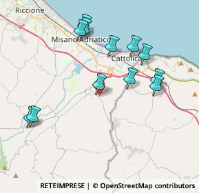 Mappa Via D. Alighieri, 47842 San Giovanni In Marignano RN, Italia (4.12667)