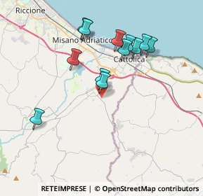 Mappa Via D. Alighieri, 47842 San Giovanni In Marignano RN, Italia (3.62)