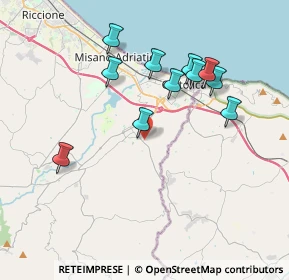 Mappa Via D. Alighieri, 47842 San Giovanni In Marignano RN, Italia (3.68182)