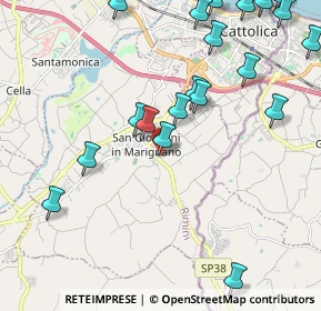 Mappa Via D. Alighieri, 47842 San Giovanni In Marignano RN, Italia (2.684)