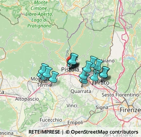 Mappa Via Crocetta, 51100 Pistoia PT, Italia (8.95)
