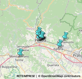Mappa Via Crocetta, 51100 Pistoia PT, Italia (3.02333)