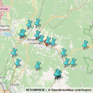 Mappa Via Santi e Giulio Giugni, 50039 Vicchio FI, Italia (9.3085)
