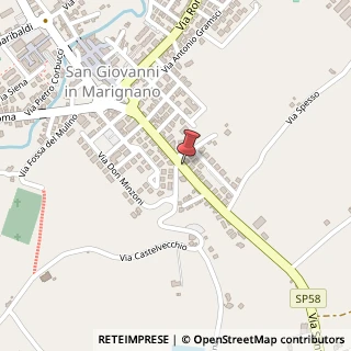 Mappa Via Santa Maria,  25, 88060 San Giovanni in Marignano, Rimini (Emilia Romagna)