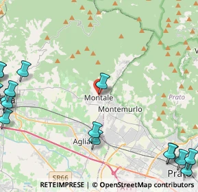 Mappa Via XXV Luglio, 51037 Montale PT, Italia (7.5305)