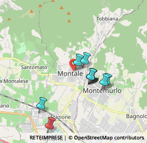 Mappa Via Fratelli Masini, 51037 Montale PT, Italia (1.48545)