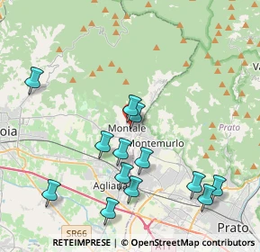 Mappa Via Fratelli Masini, 51037 Montale PT, Italia (4.42308)