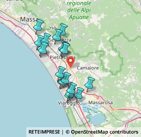 Mappa Via pennelle, 55041 Capezzano Pianore LU, Italia (6.32789)