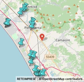 Mappa Via pennelle, 55041 Capezzano Pianore LU, Italia (5.9145)