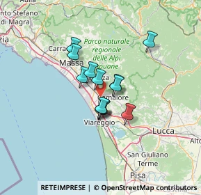 Mappa Via pennelle, 55041 Capezzano Pianore LU, Italia (8.73923)