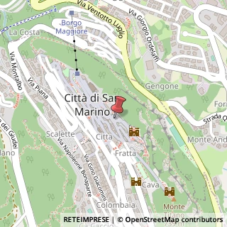 Mappa Salita Alla Rocca, 41, 47890 Città di San Marino, San Marino, 47890, 47890 Verucchio, Rimini (Emilia Romagna)