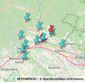 Mappa Via Porta S. Marco, 51100 Pistoia PT, Italia (5.68333)