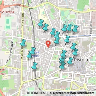 Mappa Via Renato Fucini, 51100 Pistoia PT, Italia (0.4815)