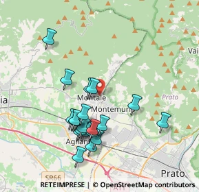 Mappa Via Antonio Gramsci, 51037 Montale PT, Italia (3.7525)