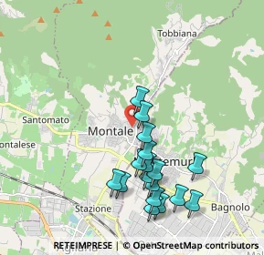 Mappa Via Antonio Gramsci, 51037 Montale PT, Italia (1.96118)