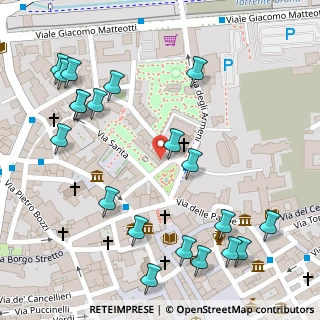 Mappa Piazza del Carmine, 51100 Pistoia PT, Italia (0.169)