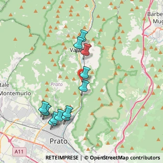 Mappa Via Bruno Fattori, 59021 Vaiano PO, Italia (4.31385)